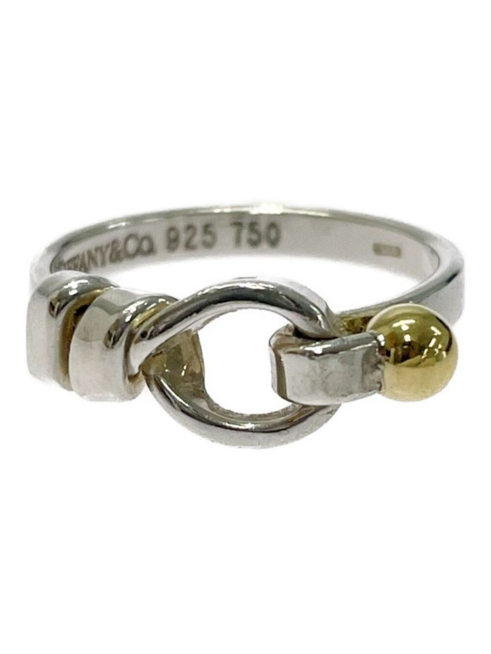 Tiffany & Co Silver Hook & Eye Ring